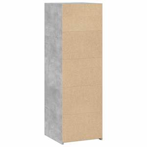 Skříň highboard betonově šedá 40 x 41 x 124 cm kompozitní dřevo - obrázek 6