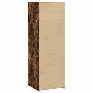Skříň highboard kouřový dub 40 x 41 x 124 cm kompozitní dřevo - obrázek 6