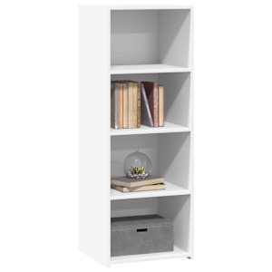 Skříň highboard bílá 45 x 41 x 124 cm kompozitní dřevo - obrázek 3
