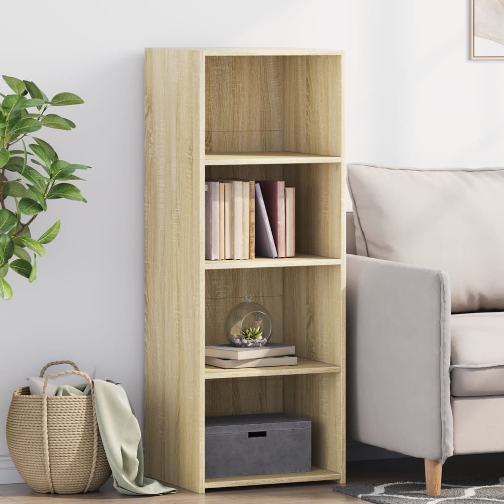 vidaXL Highboard Sonoma-Eiche 45x41x124 cm Holzwerkstoff