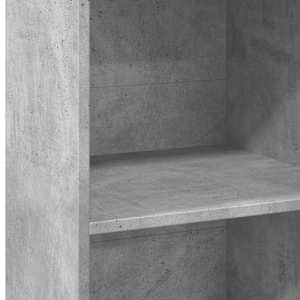 Skříň highboard betonově šedá 45 x 41 x 124 cm kompozitní dřevo - obrázek 7