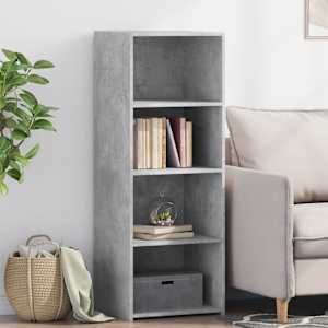 Skříň highboard betonově šedá 45 x 41 x 124 cm kompozitní dřevo - obrázek 1