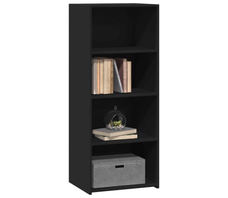 vidaXL Highboard Schwarz 50x41x124 cm Holzwerkstoff