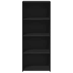 Skříň highboard černá 50 x 41 x 124 cm kompozitní dřevo - obrázek 4