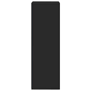 Skříň highboard černá 50 x 41 x 124 cm kompozitní dřevo - obrázek 5