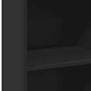 Skříň highboard černá 50 x 41 x 124 cm kompozitní dřevo - obrázek 7