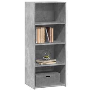 Skříň highboard betonově šedá 50 x 41 x 124 cm kompozitní dřevo - obrázek 3