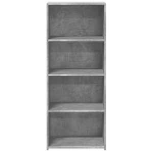 Skříň highboard betonově šedá 50 x 41 x 124 cm kompozitní dřevo - obrázek 4