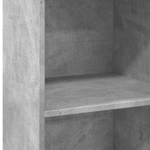 Skříň highboard betonově šedá 50 x 41 x 124 cm kompozitní dřevo - obrázek 7