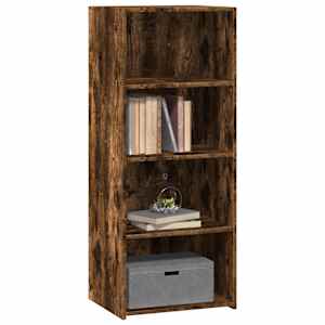Skříň highboard kouřový dub 50 x 41 x 124 cm kompozitní dřevo - obrázek 3