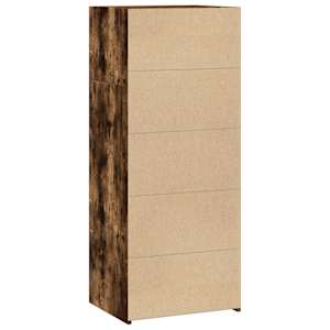 Skříň highboard kouřový dub 50 x 41 x 124 cm kompozitní dřevo - obrázek 6