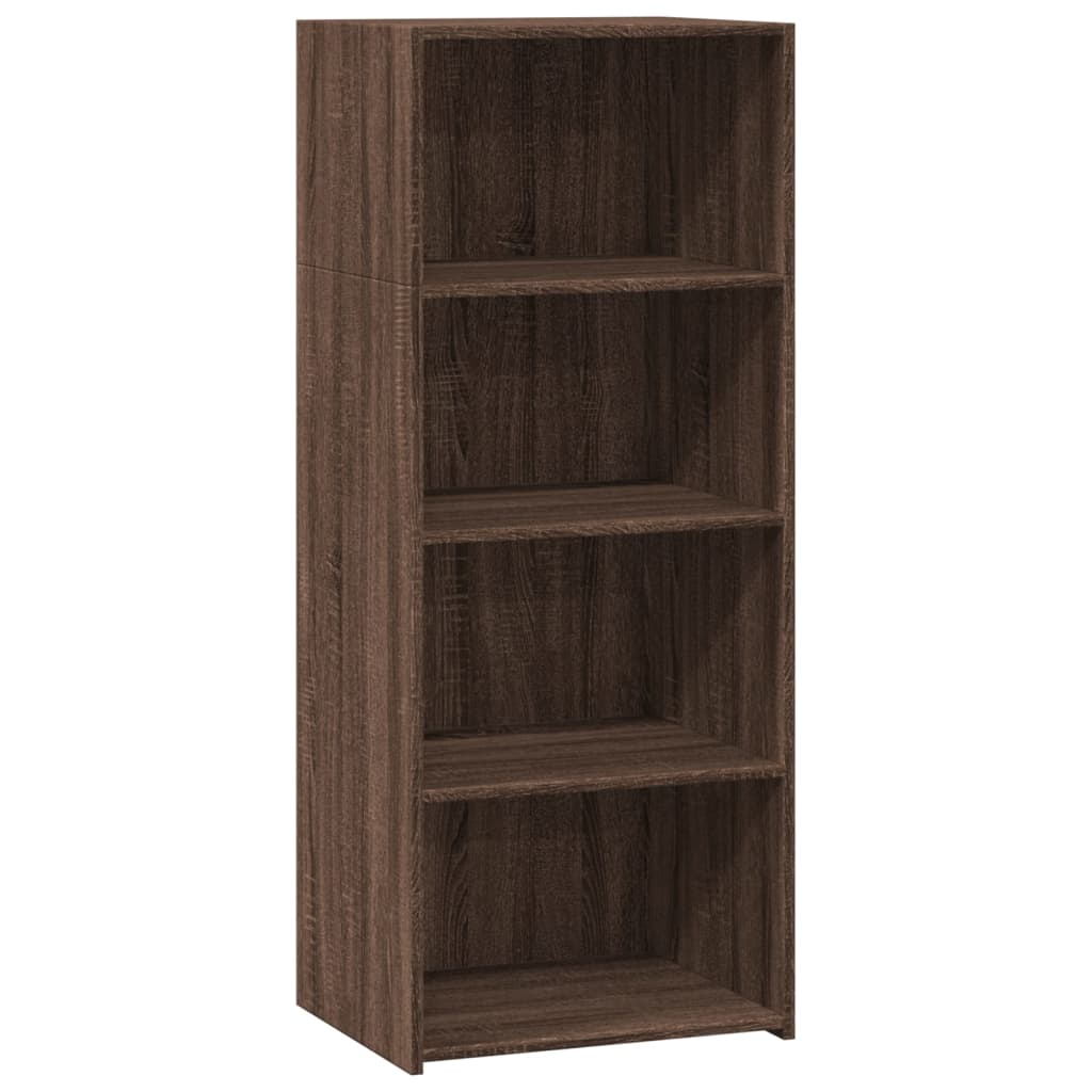 vidaXL Skříň highboard hnědý dub 50 x 41 x 124 cm kompozitní dřevo