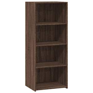 Skříň highboard hnědý dub 50 x 41 x 124 cm kompozitní dřevo - obrázek 2
