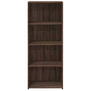Skříň highboard hnědý dub 50 x 41 x 124 cm kompozitní dřevo - obrázek 4