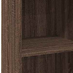 Skříň highboard hnědý dub 50 x 41 x 124 cm kompozitní dřevo - obrázek 7
