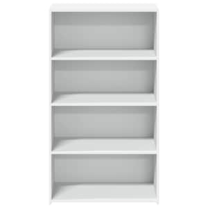 Skříň highboard bílá 70 x 41 x 124 cm kompozitní dřevo - obrázek 4