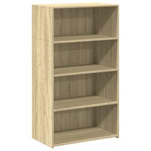 Skříň highboard dub sonoma 70 x 41 x 124 cm kompozitní dřevo - obrázek 2