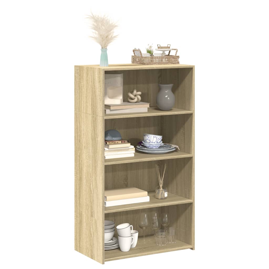Thumbnail - vidaXL Highboard Sonoma-Eiche 70x41x124 cm Holzwerkstoff