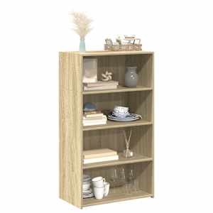Skříň highboard dub sonoma 70 x 41 x 124 cm kompozitní dřevo - obrázek 3