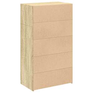 Skříň highboard dub sonoma 70 x 41 x 124 cm kompozitní dřevo - obrázek 6