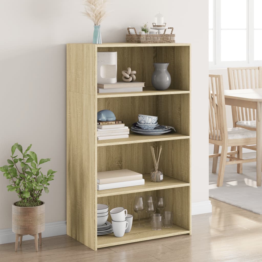 vidaXL Dulap înalt, stejar sonoma, 70x41x124 cm, lemn prelucrat