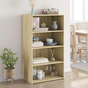 Skříň highboard dub sonoma 70 x 41 x 124 cm kompozitní dřevo - obrázek 1