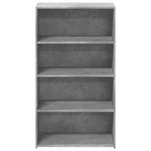 Skříň highboard betonově šedá 70 x 41 x 124 cm kompozitní dřevo - obrázek 4