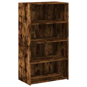Skříň highboard kouřový dub 70 x 41 x 124 cm kompozitní dřevo - obrázek 2