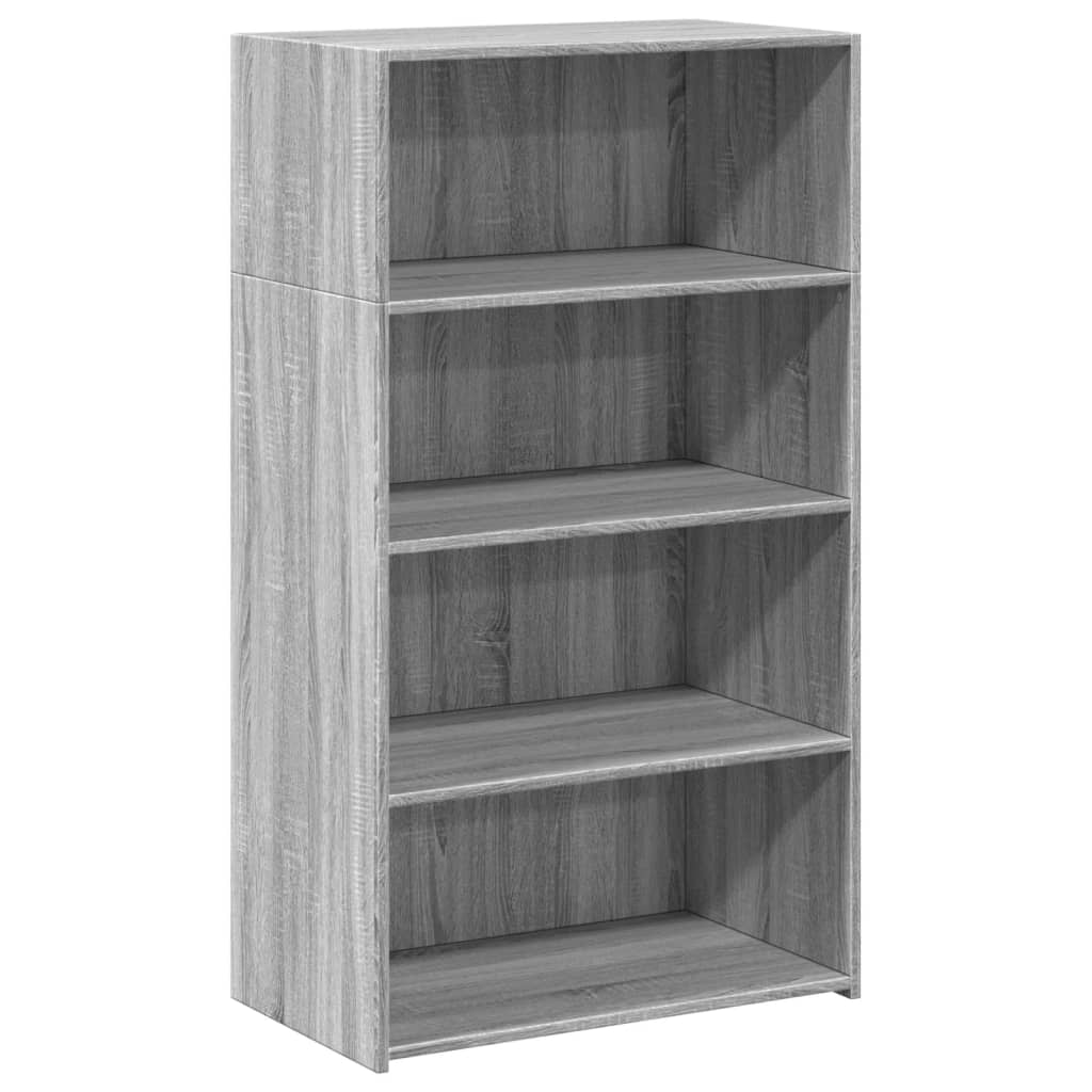 Thumbnail - vidaXL Highboard Grau Sonoma 70x41x124 cm Holzwerkstoff