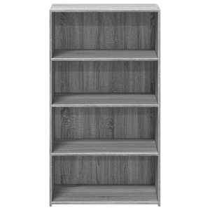 Skříň highboard šedá sonoma 70 x 41 x 124 cm kompozitní dřevo - obrázek 4