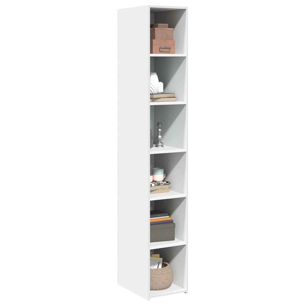 Thumbnail - vidaXL Highboard Weiß 30x41x185 cm Holzwerkstoff
