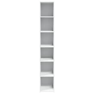 Skříň highboard bílá 30 x 41 x 185 cm kompozitní dřevo - obrázek 4