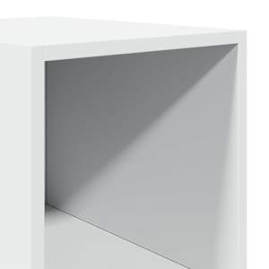 Skříň highboard bílá 30 x 41 x 185 cm kompozitní dřevo - obrázek 7