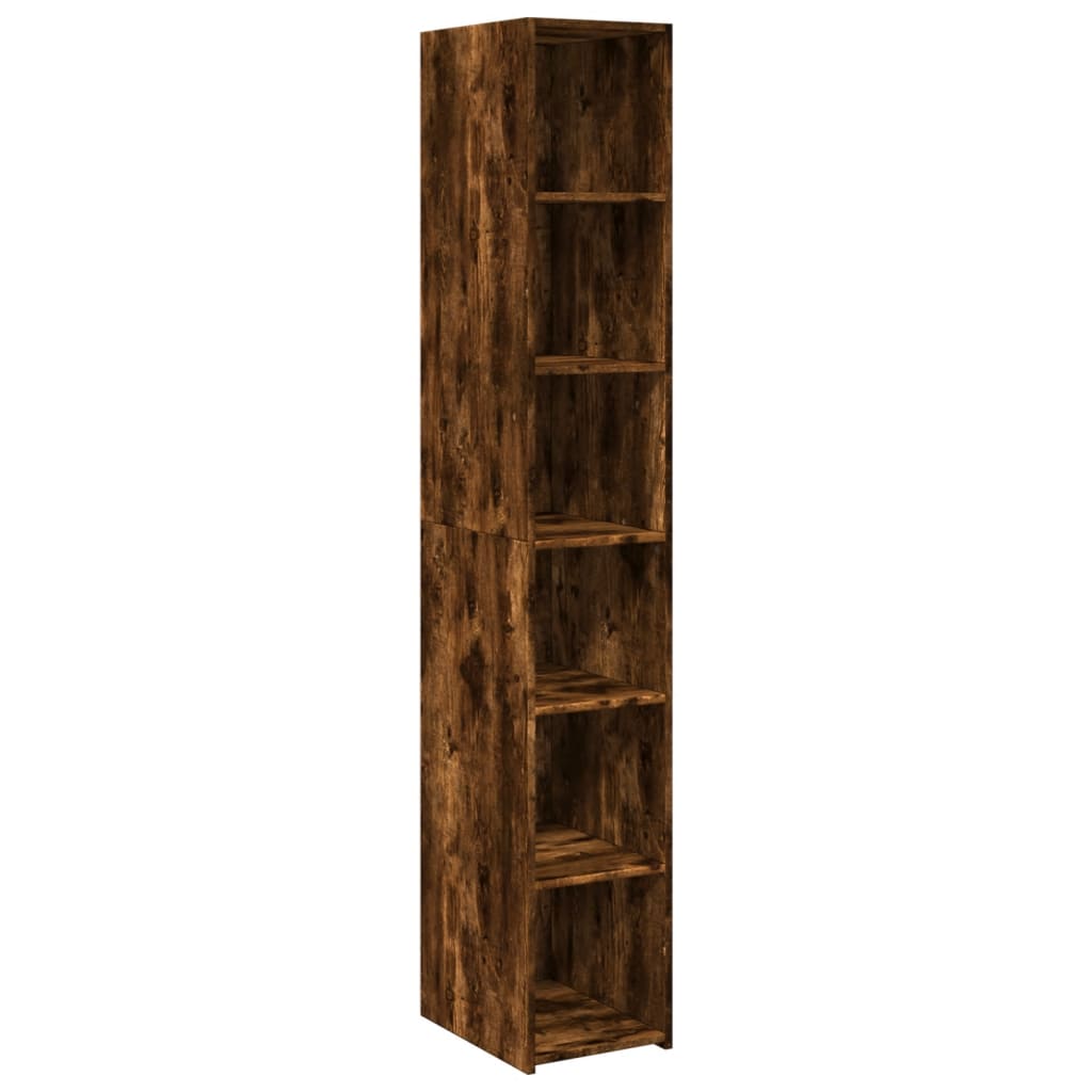 Thumbnail - vidaXL Highboard Räuchereiche 30x41x185 cm Holzwerkstoff