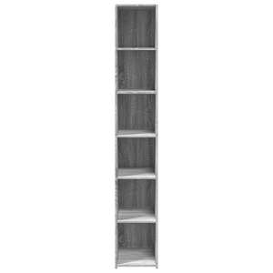 Skříň highboard šedá sonoma 30 x 41 x 185 cm kompozitní dřevo - obrázek 4