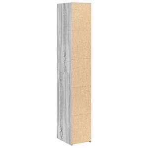 Skříň highboard šedá sonoma 30 x 41 x 185 cm kompozitní dřevo - obrázek 6