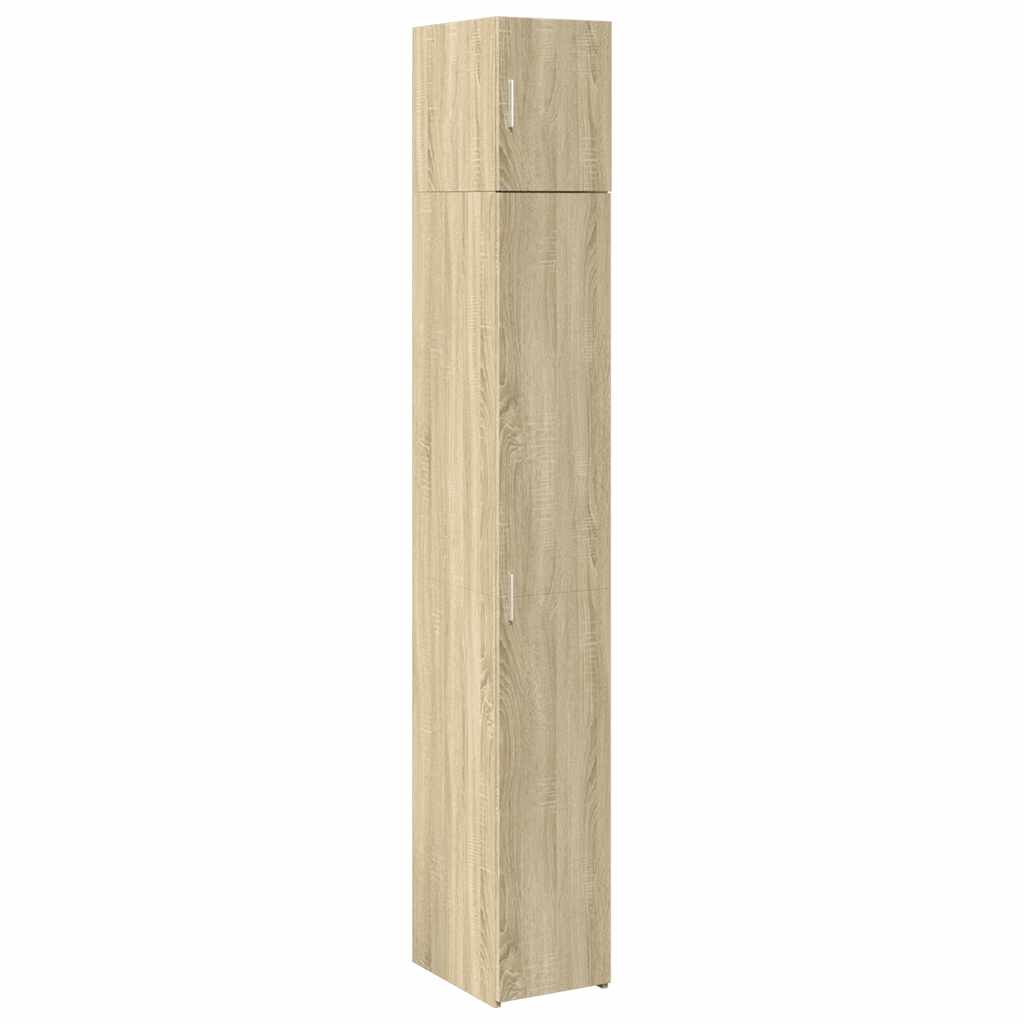 E-shop vidaXL Úzka úložná skrinka dub sonoma 30x42,5x225 cm kompozitné drevo