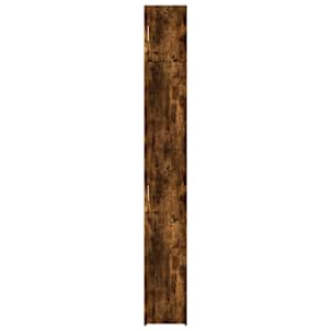 Úzká úložná skříňka kouřový dub 30x42,5x225 cm kompozitní dřevo - obrázek 4
