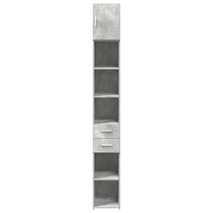 Úložná skříňka betonově šedá 30x42,5x225 cm kompozitní dřevo - obrázek 4