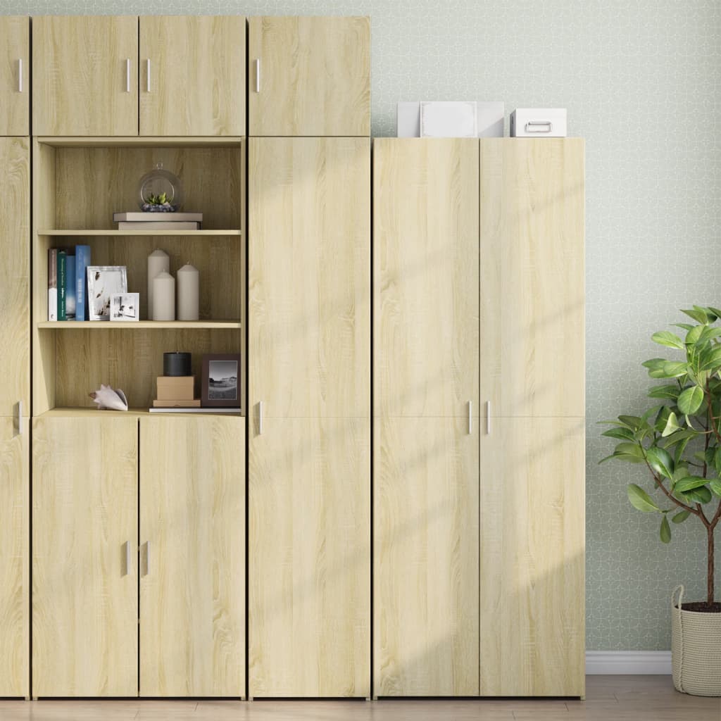 Hochschrank Schmal Sonoma-Eiche 40×42,5×225 cm Holzwerkstoff