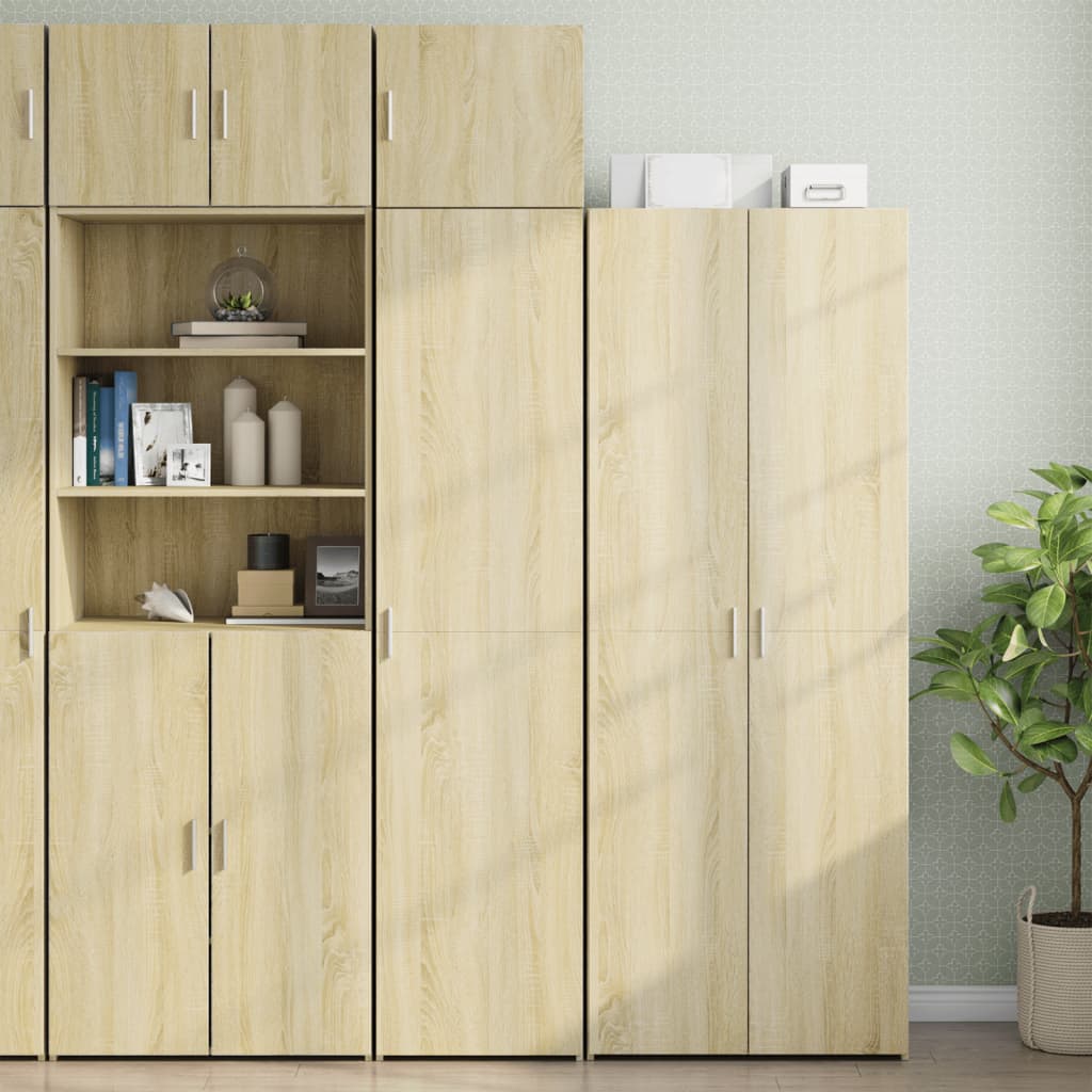 Hochschrank Schmal Sonoma-Eiche 45×42,5×225 cm Holzwerkstoff