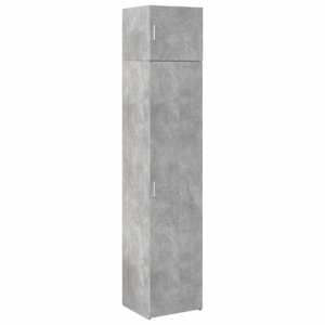 Úložná skříňka betonově šedá 45x42,5x225 cm kompozitní dřevo - obrázek 2