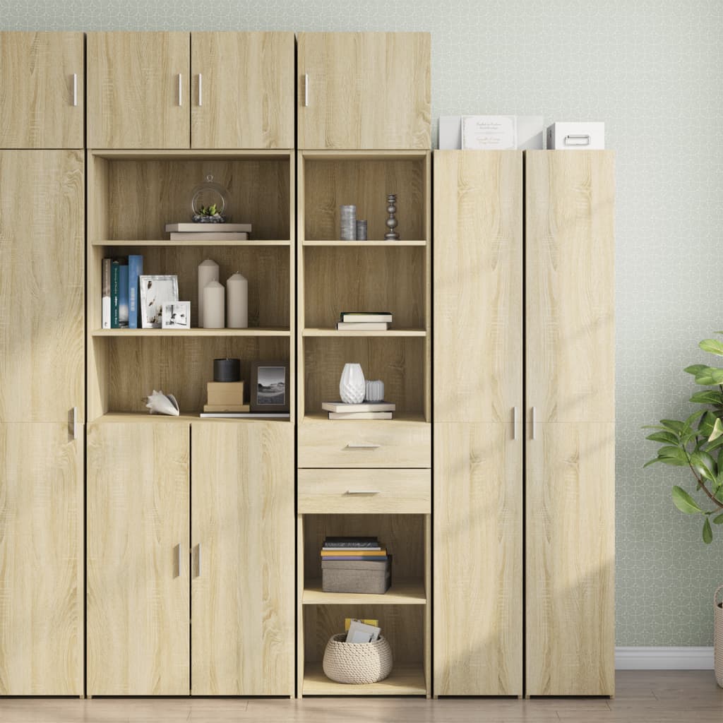 Hochschrank Schmal Sonoma-Eiche 45×42,5×225 cm Holzwerkstoff