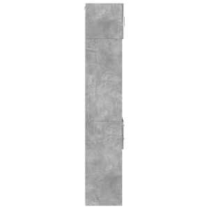 Úložná skříňka betonově šedá 45x42,5x225 cm kompozitní dřevo - obrázek 7