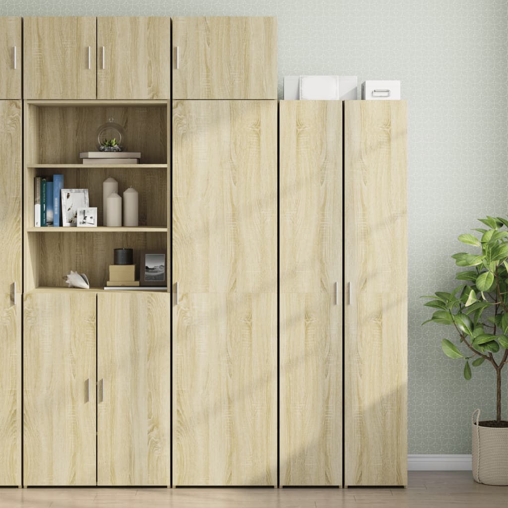 Hochschrank Schmal Sonoma-Eiche 50×42,5×225 cm Holzwerkstoff