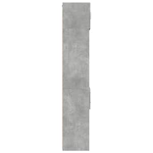 Úložná skříňka betonově šedá 50x42,5x225 cm kompozitní dřevo - obrázek 7