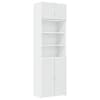 vidaXL hoiukapp, valge, 70 x 42,5 x 225 cm, tehispuit