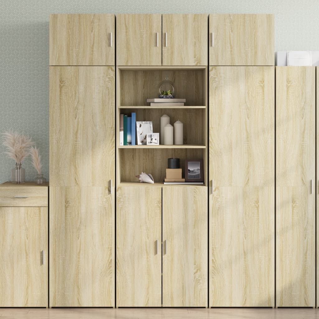 vidaXL Hochschrank Sonoma-Eiche 70x42,5x225 cm Holzwerkstoff