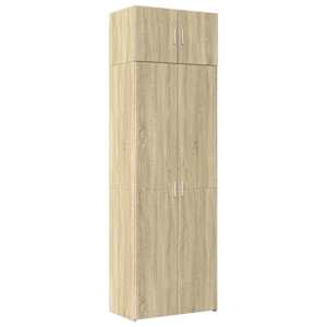 Úzká úložná dub sonoma 70x42,5x225 cm kompozitní dřevo - obrázek 2