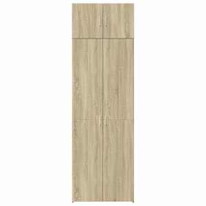 Úzká úložná dub sonoma 70x42,5x225 cm kompozitní dřevo - obrázek 4